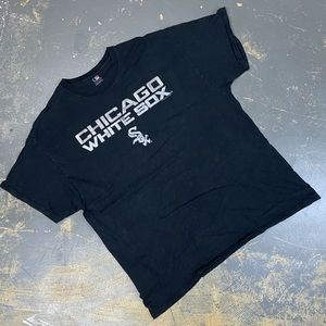 Chicago White Socks Shirt Black MLB Retro Vintage XL Michael Jordan